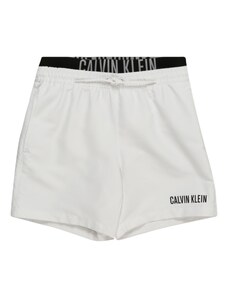 Calvin Klein Swimwear Plavecké šortky 'Intense Power ' černá / bílá