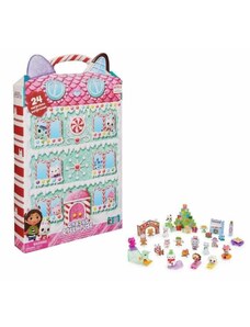 Adventní kalendář Spin Master Gabby's Dollhouse (24ks) Překvapení Vánoce