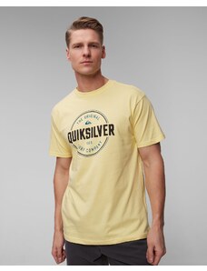 Pánské žluté tričko Quiksilver Circle Up SS
