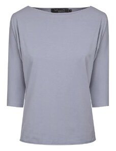 MALLER Dámské tričko BASIC LONG 3/4 rukáv grey - L