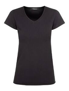 MALLER Dámské tričko BASIC "V" black - L