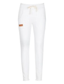 Dámské tepláky BASIC WHITE - L