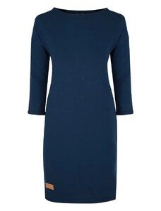 MALLER Dětské teplákové šaty SIMPLE KIDS BLUE - 110/116