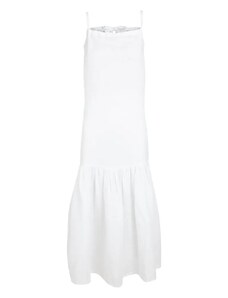 MALLER Šaty lněné LINEN WHITE - L