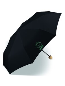 Deštník Happy rain Earth manuální 61201 černá Deston černý