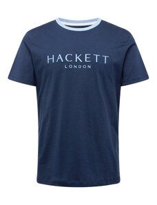 Hackett London Tričko 'HERITAGE CLASSIC' světlemodrá / tmavě modrá