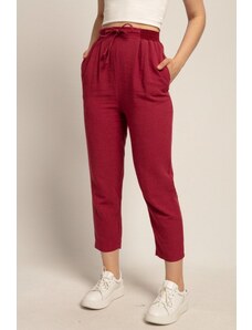 Laluvia Elastic Pleated Trousers