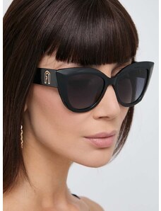 Sluneční brýle Furla dámské, černá barva, SFU711_530700