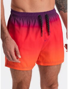 Ombre Clothing Oranžové plavky s ombré motivem V17 SRBS-0125