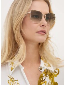Sluneční brýle Furla dámské, stříbrná barva, SFU714_580594