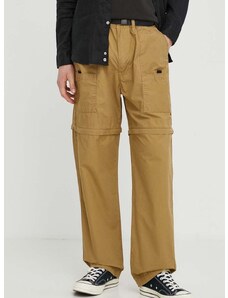 Kalhoty Levi's pánské, béžová barva, jednoduché