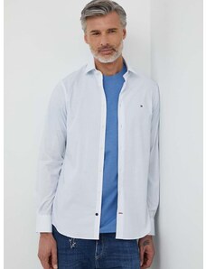 Košile Tommy Hilfiger pánská, slim, s klasickým límcem, MW0MW34629
