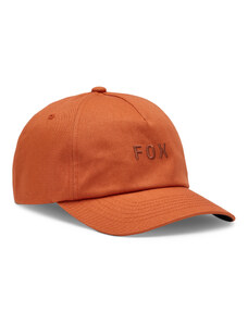Kšiltovka Fox Wordmark Adjustable Hat Atomic oranžová one size