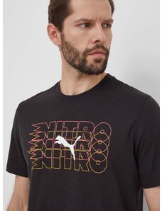 Běžecké tričko Puma Graphic Nitro černá barva, s potiskem, 525107