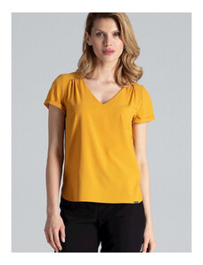 Dámská košile Figl model 132479 Yellow