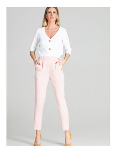 Dámské kalhoty Figl model 141764 Pink