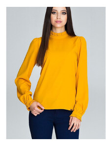 Dámská košile Figl model 116364 Yellow