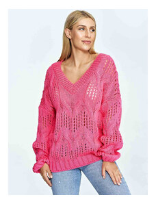 Dámský svetr Figl model 172039 Pink
