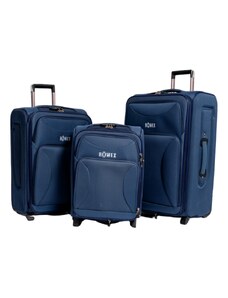 ROWEX Odolný textilní cestovní kufr Prime
