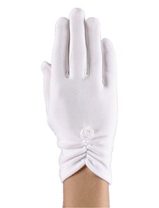 Dívčí rukavice bílé REK - 05