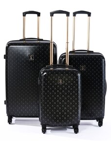 Cestovní kufr BERTOO Torino - černý set 3v1