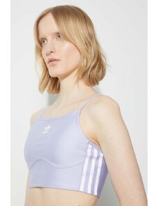 Top adidas Originals dámský, fialová barva, IN8361