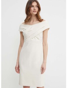 Šaty Lauren Ralph Lauren béžová barva, mini, 253936390