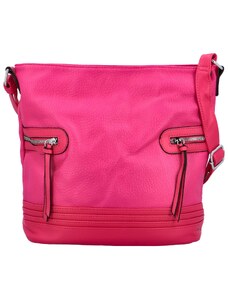 Dámská crossbody kabelka fuchsiová - Maria C Nera růžová