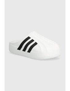 Pantofle adidas Originals Adifom Superstar Mule pánské, bílá barva, IF6184