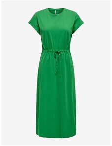 Zelené dámské basic midi šaty ONLY May - Dámské