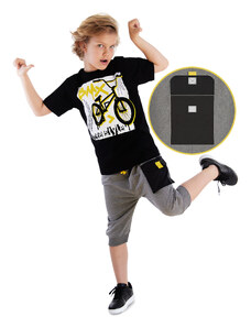 mshb&g Boy Cycling T-shirt Capri Shorts Set