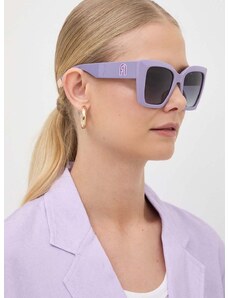 Sluneční brýle Furla dámské, fialová barva, SFU710_5403NN