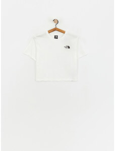 The North Face Simple Dome Cropped Slim (tnf white)bílá