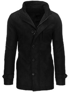 černý pánský kabát na zip