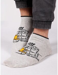 Yoclub Man's Ankle Funny Cotton Socks Pattern 2 Colours