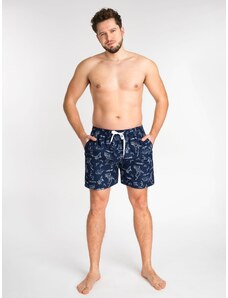 Yoclub Man's Swimsuits Men's Beach Shorts P2 Navy Blue