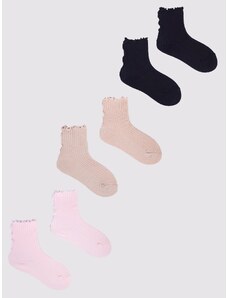 Yoclub Kids's Girls' Socks With Frill 3-Pack 1