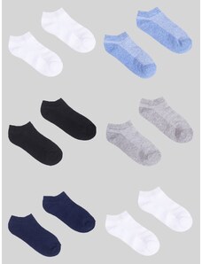 Yoclub Kids's Ankle Thin Socks Basic Colours 6-Pack