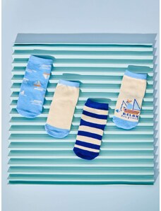 Sinsay - Sada 4 párů ponožek - vícebarevná