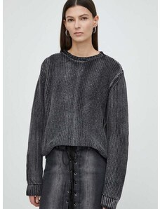 Bavlněný svetr Résumé AtlasRS Knit Pullover Unisex černá barva, 20371116