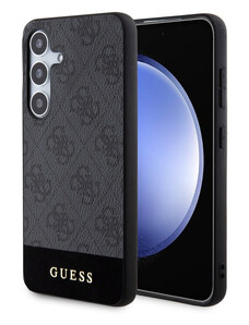 Samsung Galaxy S24 Guess 4G Stripe Case šedá