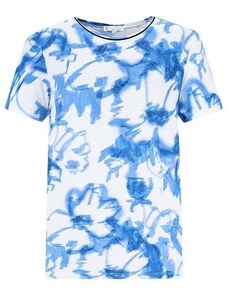 Dámské tričko HAJO 19790 619 D Shirt Allover Print Orchidee 619 capri
