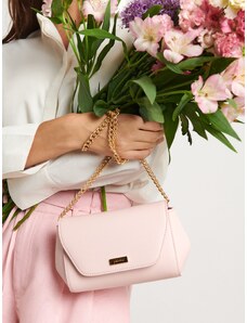 Sinsay - Koženková kabelka - pastelová růžová