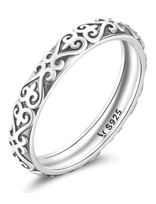 VINTAGE stříbrný prsten