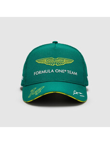F1 official merchandise Dětská týmová kšiltovka Fernando Alonso - Aston Martin F1 Team 2024 zelená