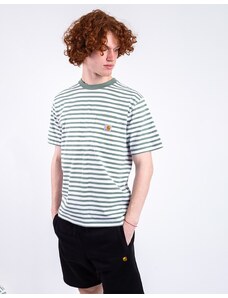 Carhartt WIP S/S Seidler Pocket T-Shirt Seidler Stripe, Park