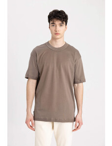 DEFACTO Boxy Fit Crew Neck T-Shirt