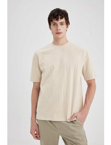 DEFACTO Oversize Fit Crew Neck T-Shirt