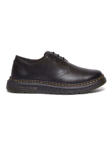 Kožené polobotky Dr. Martens Crewson Lo pánské, černá barva, DM31669001