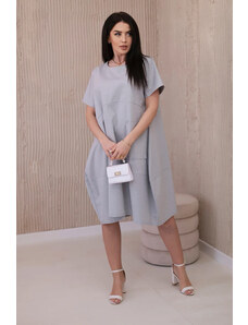 Fashionweek Šaty oversize pohodlné teplákové šaty new punto K6822